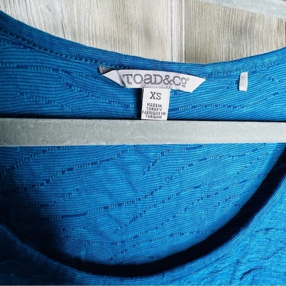 Toad & Co Blue Wave Textured Tank Dress - Picture 2 of 6